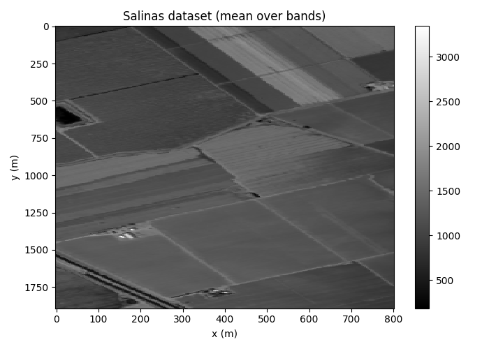 Salinas dataset (mean over bands)